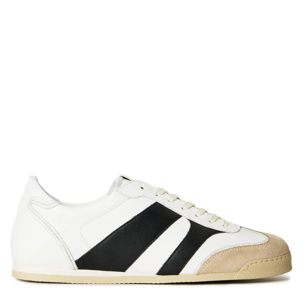 Collegium Collegi Pista Runner Sn64 in White/Black – Footwear