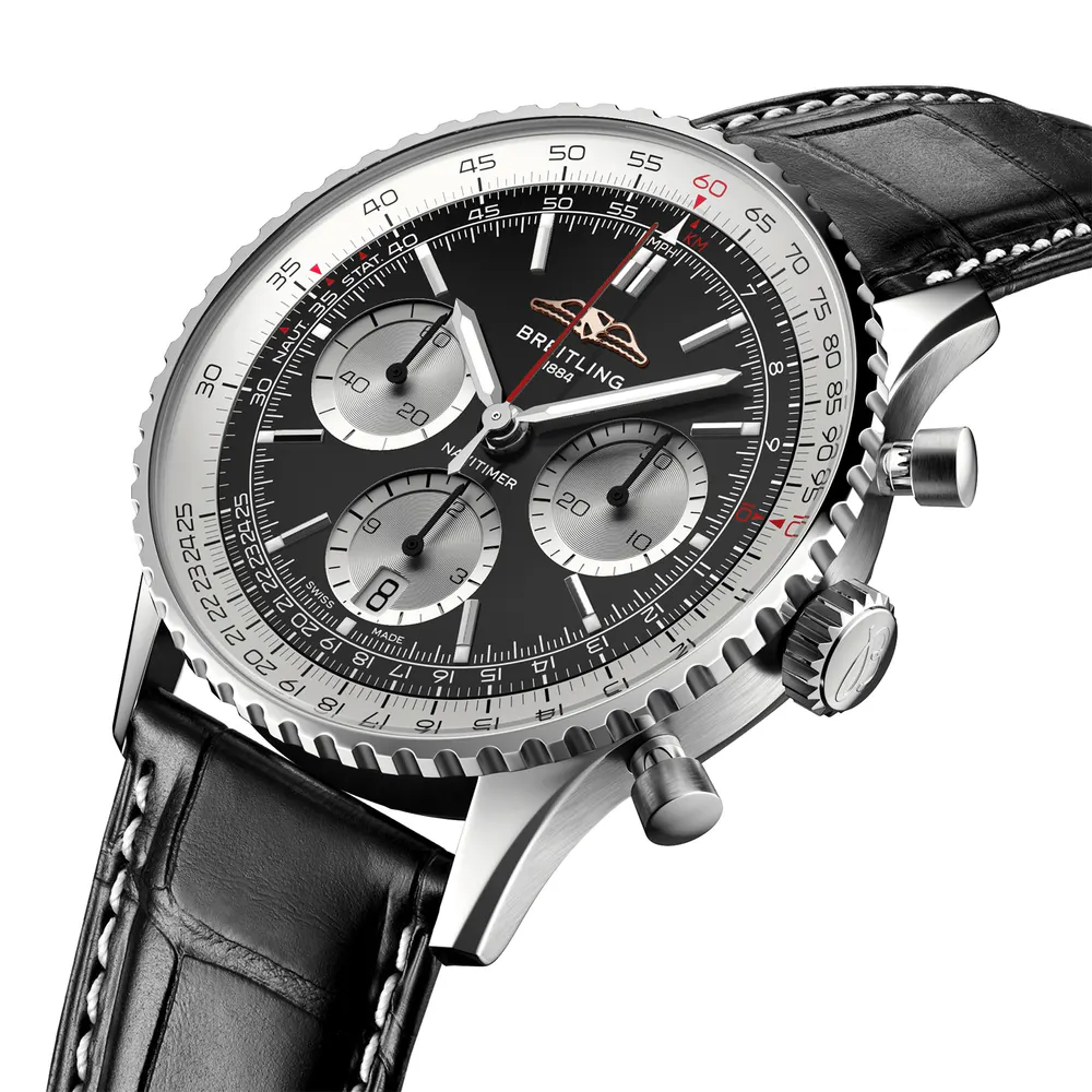 Breitling Navitimer B01 Chronograph 41mm Mens Watch Black in Black, additional product view 2