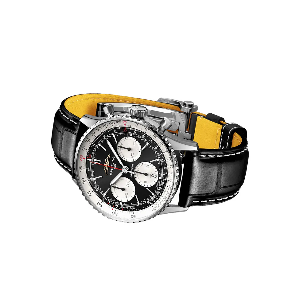 Breitling Navitimer B01 Chronograph 41mm Mens Watch Black in Black, additional product view 3