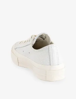 CONVERSE All Star Ox 70 S Perforated Leather Trainers - 5 in VINTAGE WHITE VINTAGE WH, additional product view 3