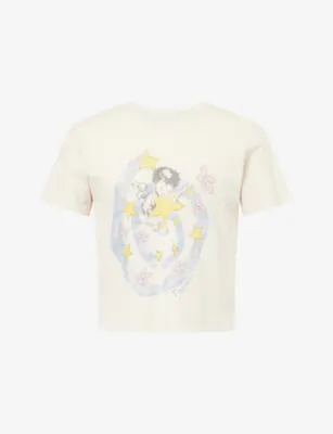 NAHMIAS Heaven Graphic-Print Boxy Cotton-Jersey T-Shirt