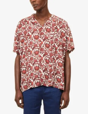 ARRELS BARCELONA Kabak Graphic-Print Woven Shirt detail 3