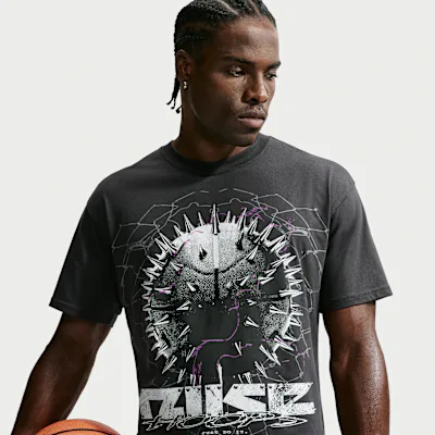 Nike Men's Basketball T-Shirt - Off-Noir in Off-Noir – Nike men's and unisex