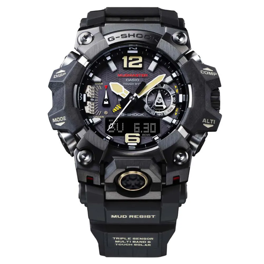 Casio G-SHOCK Mudmaster 58.5mm Mens Watch Black detail 2