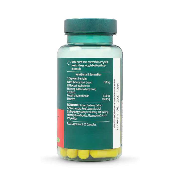 For Him Berberine 1000mg 60 Capsules, additional product view 2