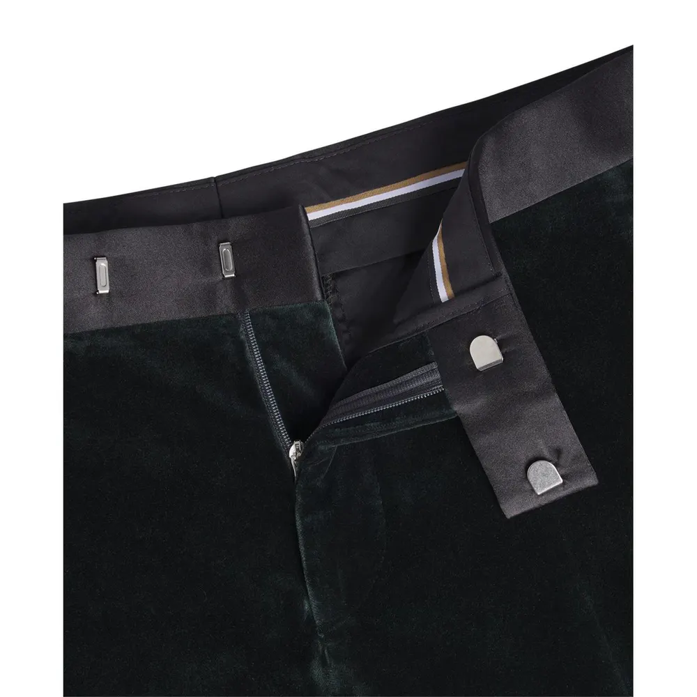 Boss Men's H-Genius-Tux Slim Fit Suit Trousers detail 2