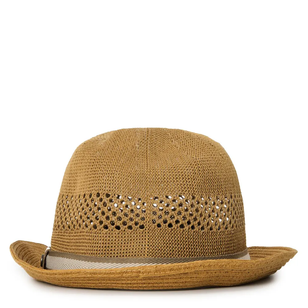 Barbour Mens Craster Trilby Hat detail 2
