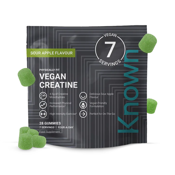 Known Nutrition Creatine Sour Apple Flavour 28 Gummies