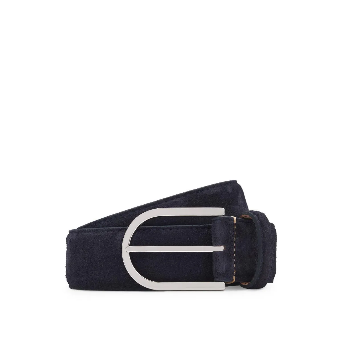 Boss Men's Lorys St Leather Belt in Blue – Accessories