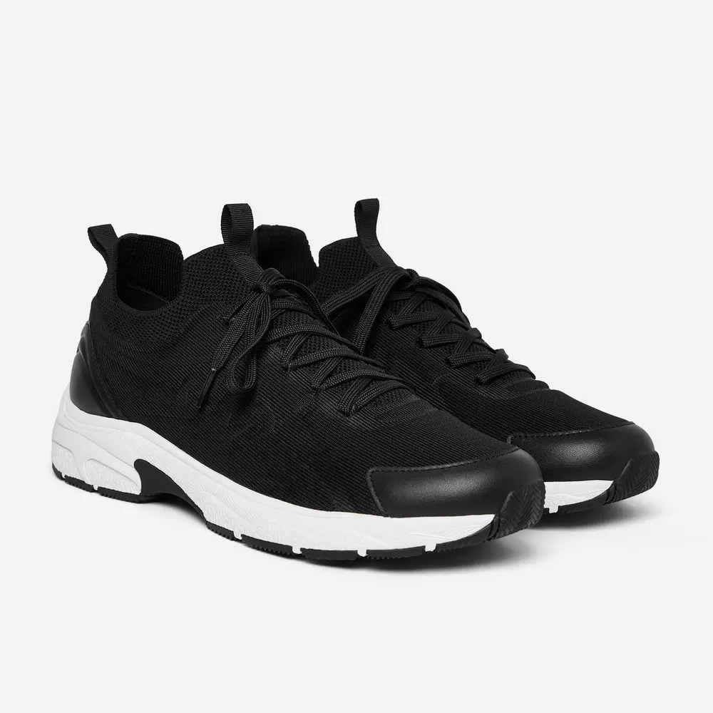 CTRNE Men's Awakening Snk Runners in Black/White, additional product view 2