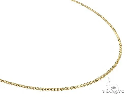 JALGAS - ROYAL CHAIN GROUP 14K Yellow Gold Solid Diamond Cut Franco Chain 1.5mm 65604 in 20 Inches – Chain