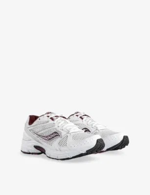SAUCONY Ride Millennium Mesh Trainers - 8.5 in White Maroon, additional product view 3