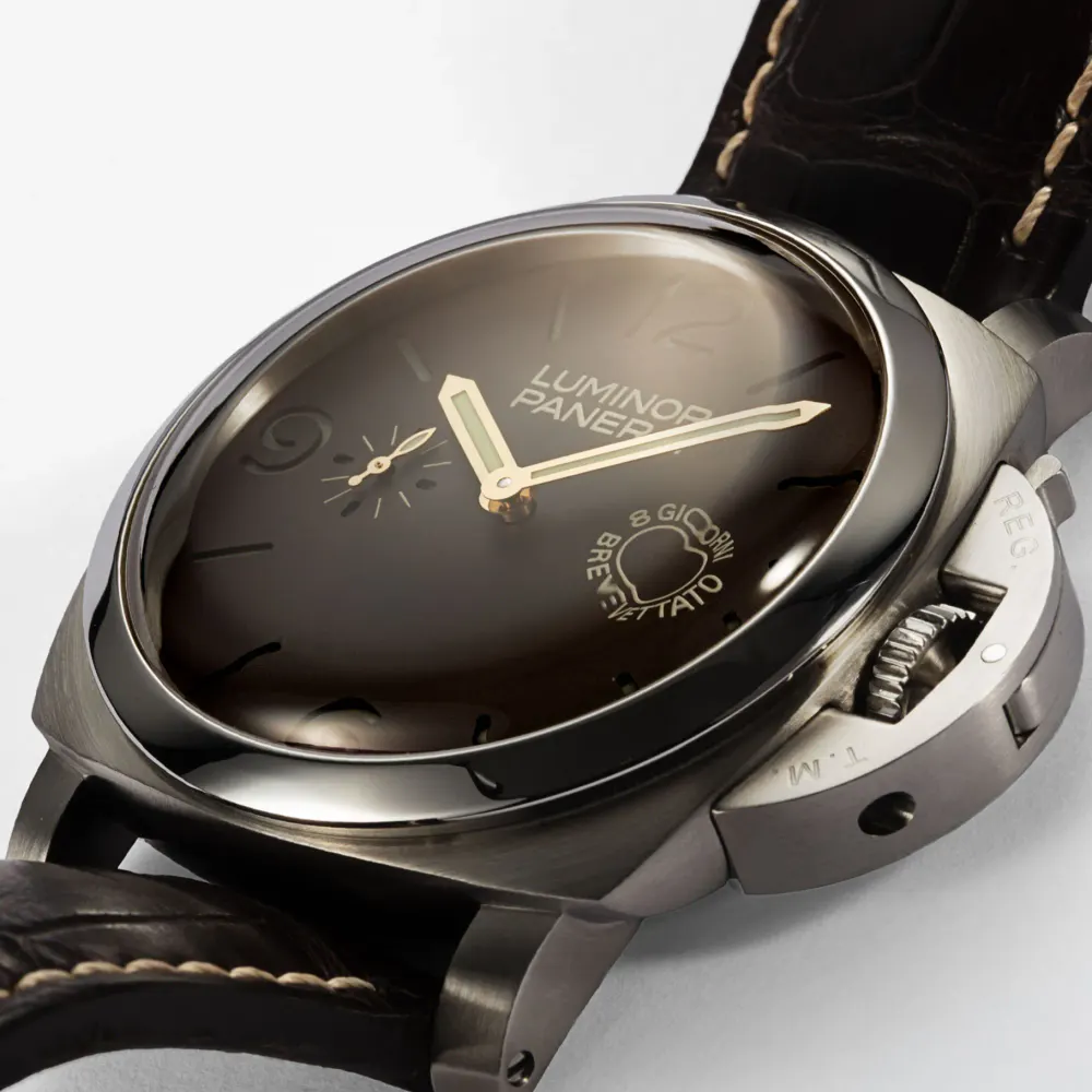 Panerai Luminor 1950 PAM00203 — 2008 — Excellent in Brown Quarter Arabic, additional product view 2