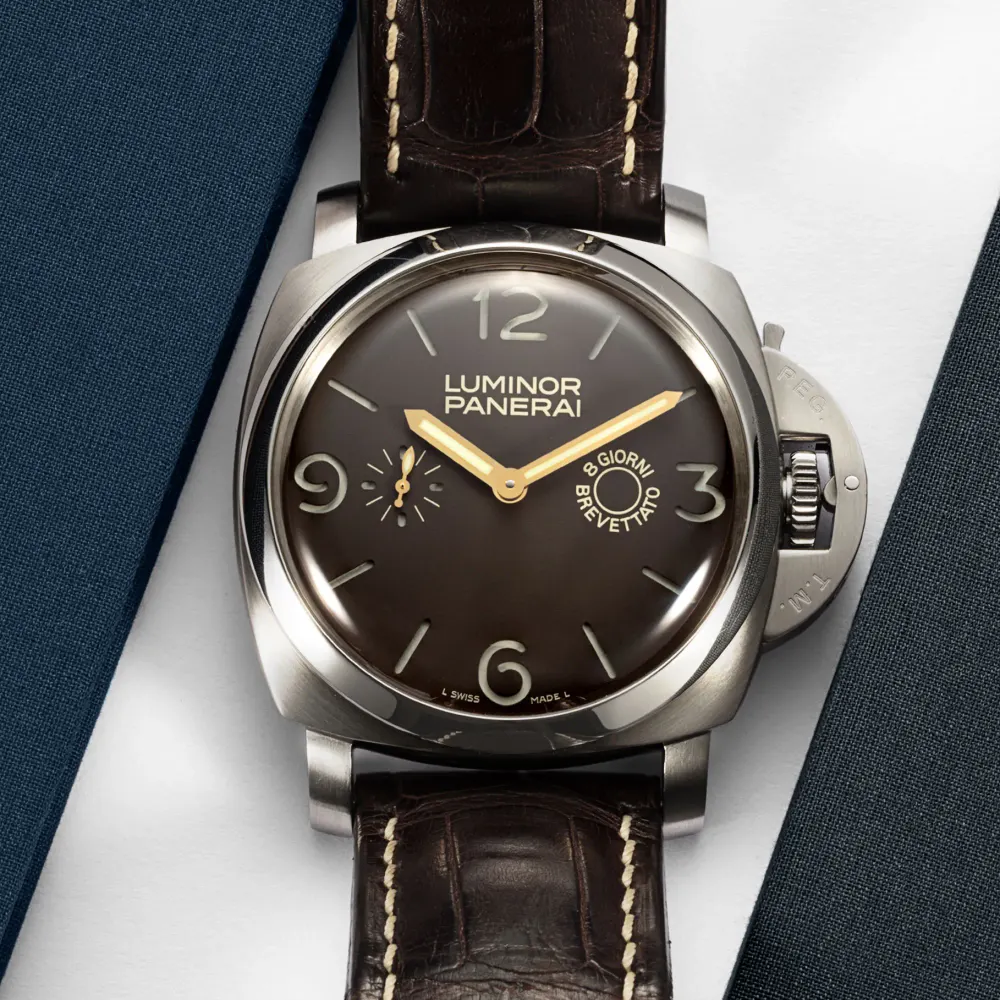 Panerai Luminor 1950 PAM00203 — 2008 — Excellent in Brown Quarter Arabic – Pre-owned watches