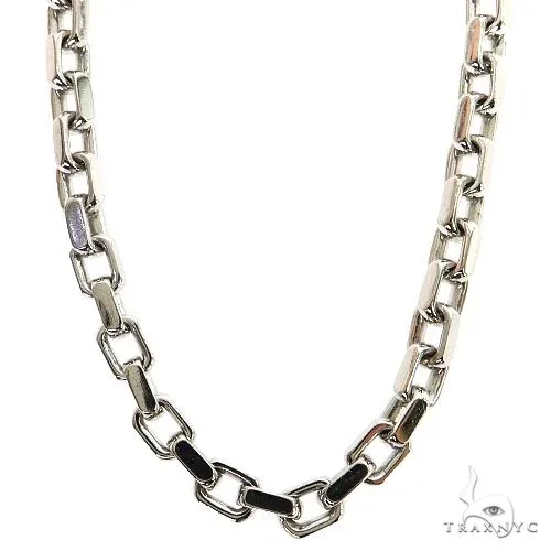 RINA - For Him CUSTOM Anchor Cable Link Chain With Barrel Diamond Lock 68872 in Rose Gold – Chain