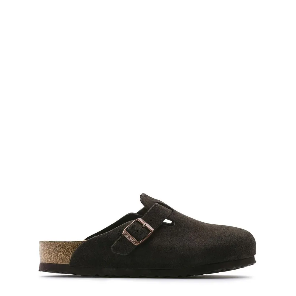 Birkenstock Boston Suede in Mocha – Footwear