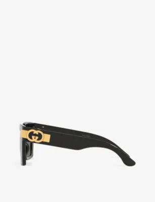 GUCCI GG1689S square-shape acetate sunglasses detail 3