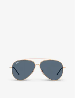RAY-BAN RBR0101S Aviator Reverse metal sunglasses