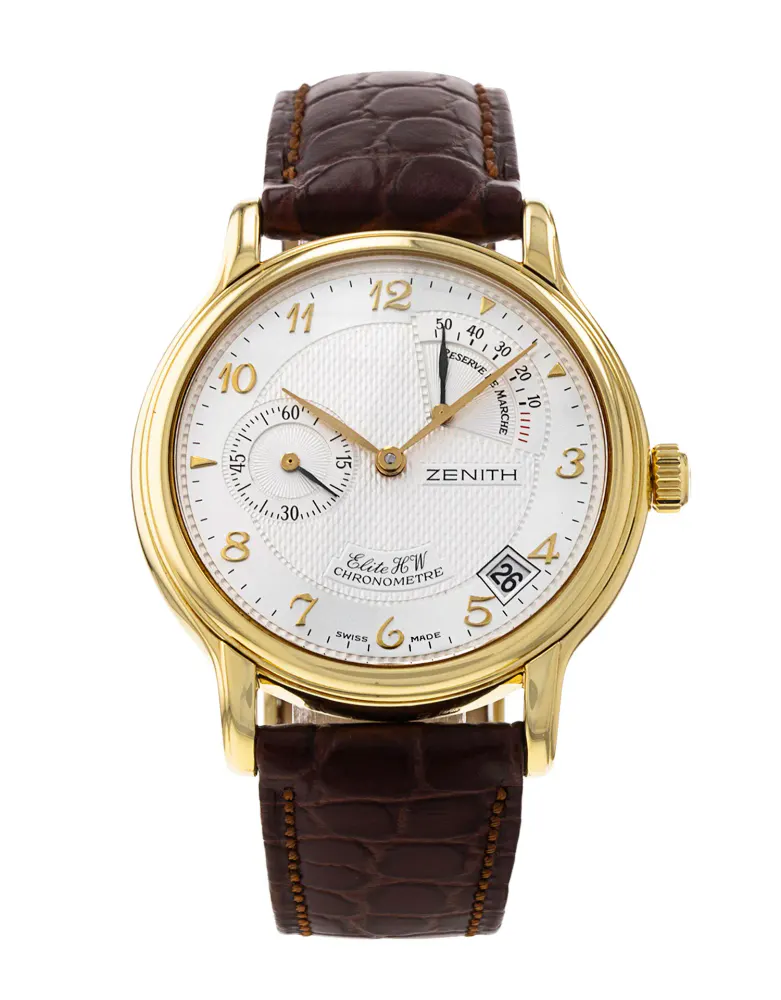 Zenith Class 30.0240.655 — 2002 — Very good in Silver Arabic – Pre-owned watches