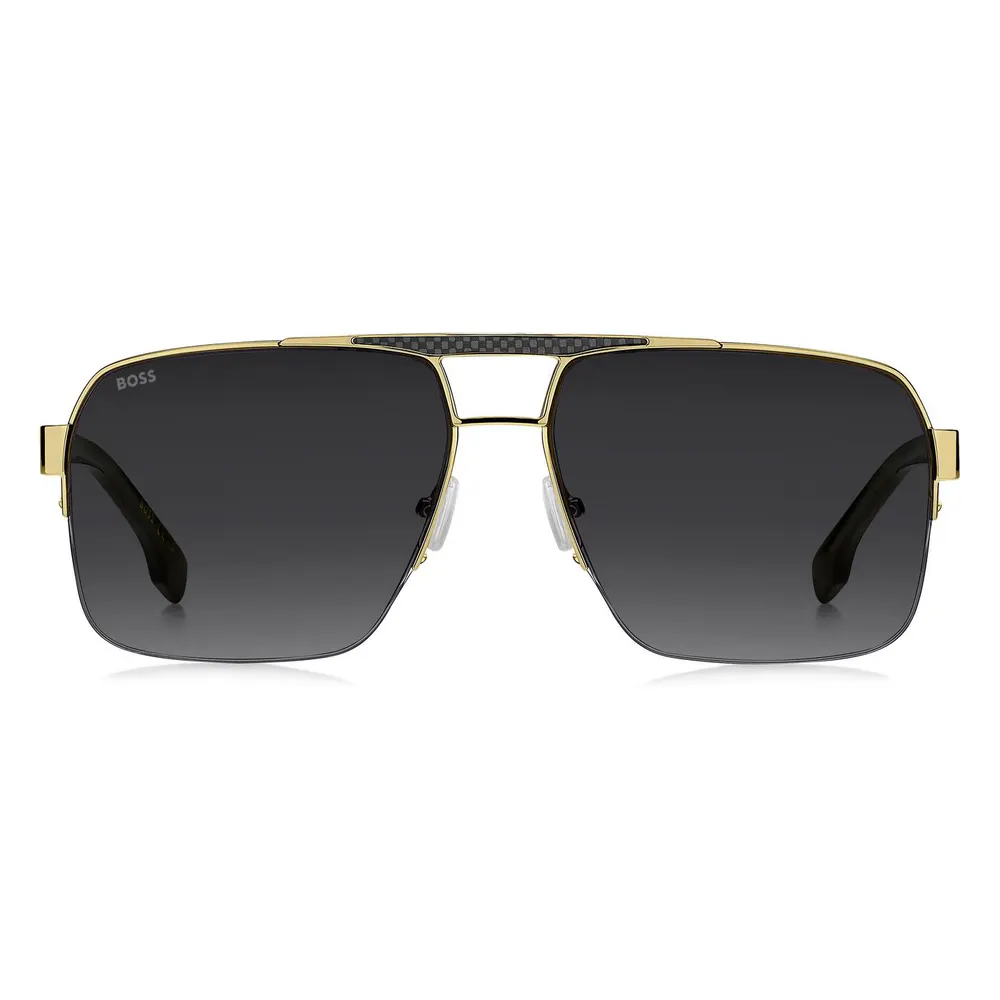 Boss Men's Bridge Semi-Rim Aviator Sunglasses detail 2