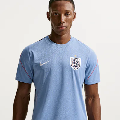 Nike England Strike Men's Nike Football Dri-FIT Short-Sleeve Top - Work Blue/Obsidian/White