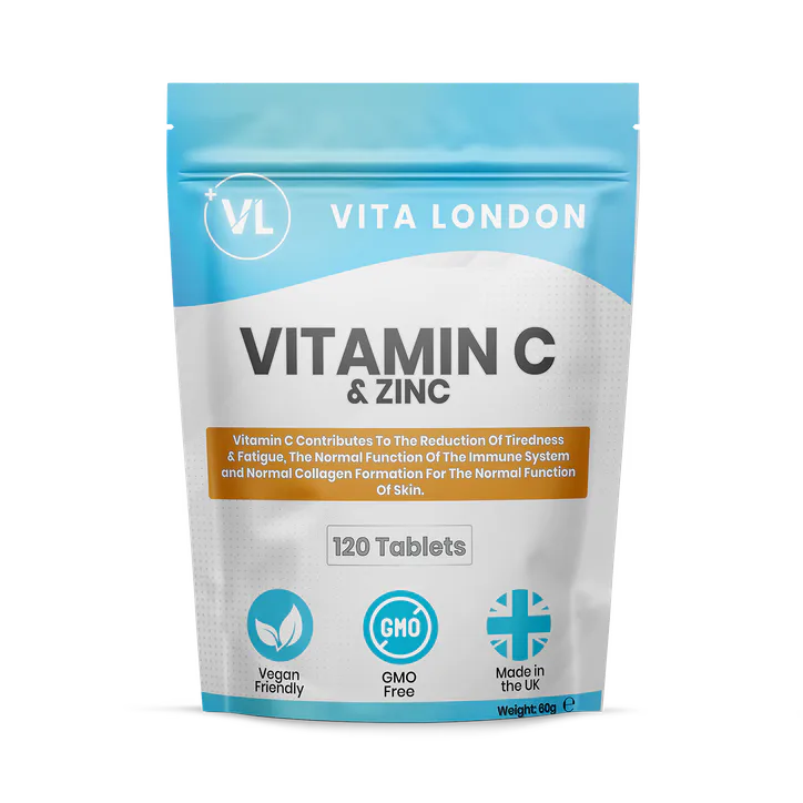 Vita London Vitamin C & Zinc 120mg 120 Tablets