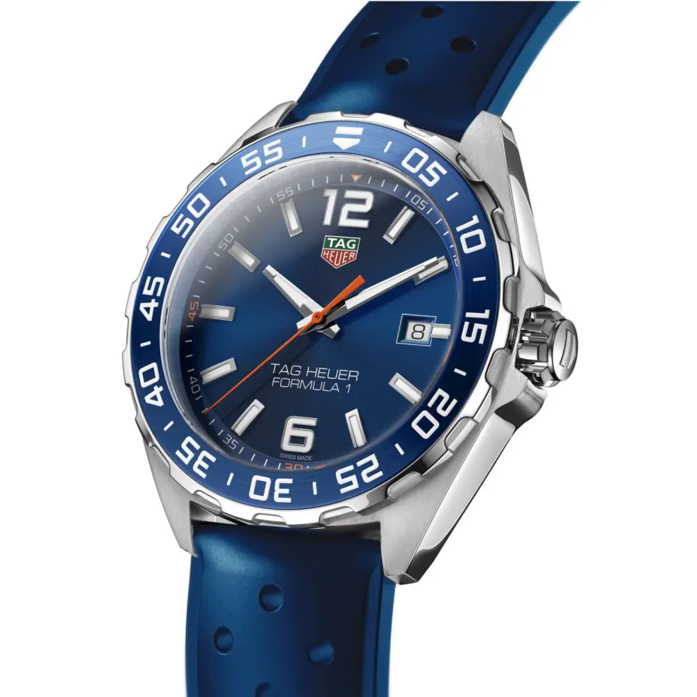 TAG Heuer Formula 1 43mm Mens Watch Blue detail 2