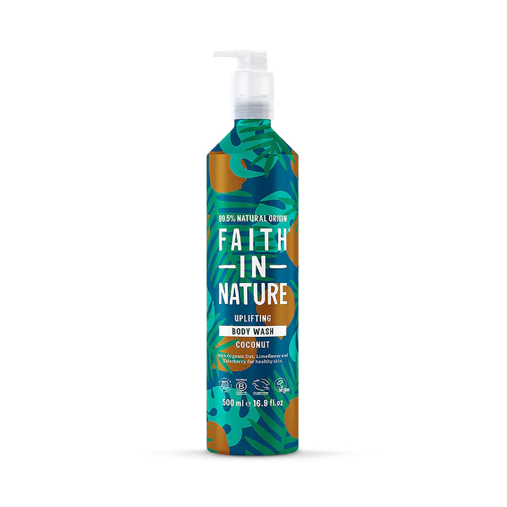 Faith in Nature Body Wash Coconut 500ml Aluminium