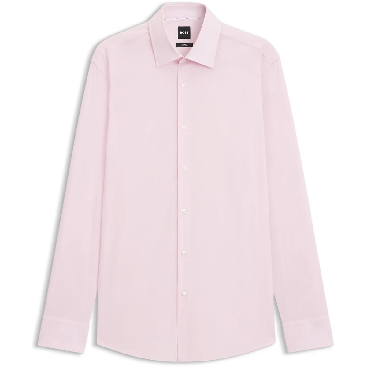 Boss Men's H Hank Kent Black Long Sleeve Shirt
