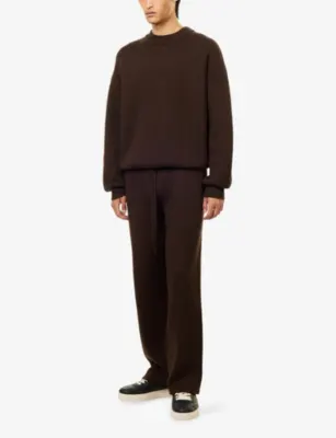 THE COUTURE CLUB Compact Copyright Crewneck Woven Knit Jumper detail 2