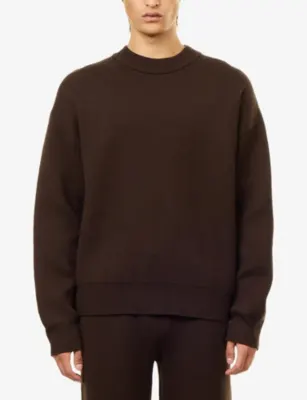 THE COUTURE CLUB Compact Copyright Crewneck Woven Knit Jumper detail 3
