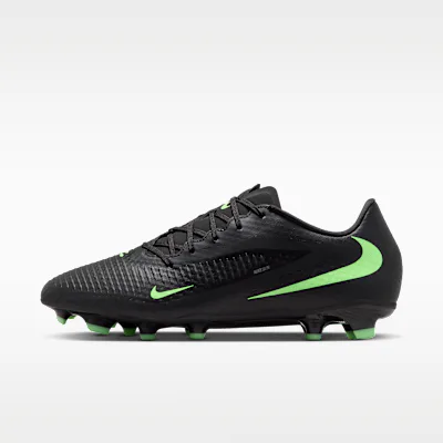 Nike Phantom 6 Low Academy Multi-Ground Football Boot - Black/Black/Illusion Green