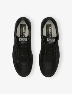 GOLDEN GOOSE Ballstar Nappa 90100 Leather Trainers - EUR 45 / 11 UK MEN in BLACK, additional product view 2