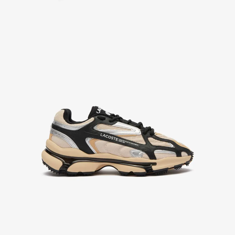 Lacoste L003 2K24 Trainers in Lt Tan/Black – Footwear