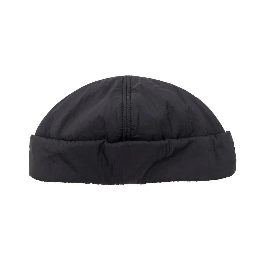 Y3 Webbing Padded Beanie in Black, additional product view 2