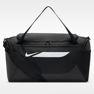 Nike Academy Football Duffel Bag (Small, 40L) - Black/Black/White