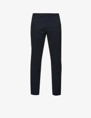 POLO RALPH LAUREN Belted tapered stretch slim-fit stretch-cotton chino trousers - CLASSIC KHAKI - 36/32