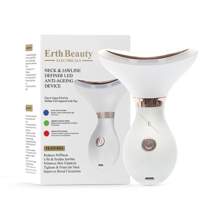 Erth Skin London Neck & Jawline Definer LED anti-ageing system