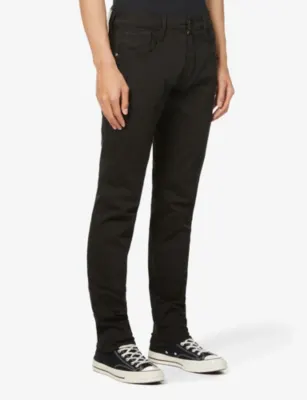 REPLAY Anbass Hyperflex slim-fit stretch-denim jeans - 29/32 in BLACK, additional product view 3