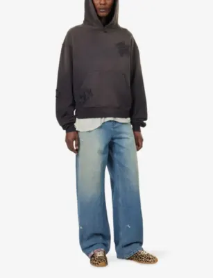 NAHMIAS Recess Baggy Denim Jeans in LIGHT INDIGO, additional product view 2