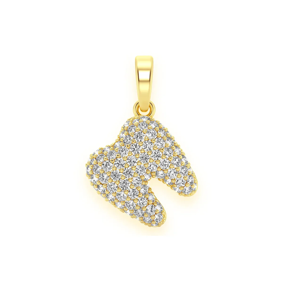 For Him Diamond Tooth Pendant in Rose Gold / Lab Grown Diamond – Pendant