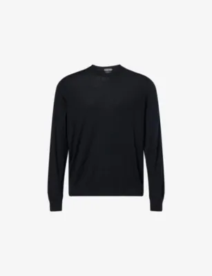 TOM FORD Crewneck Long-Sleeve Wool Jumper