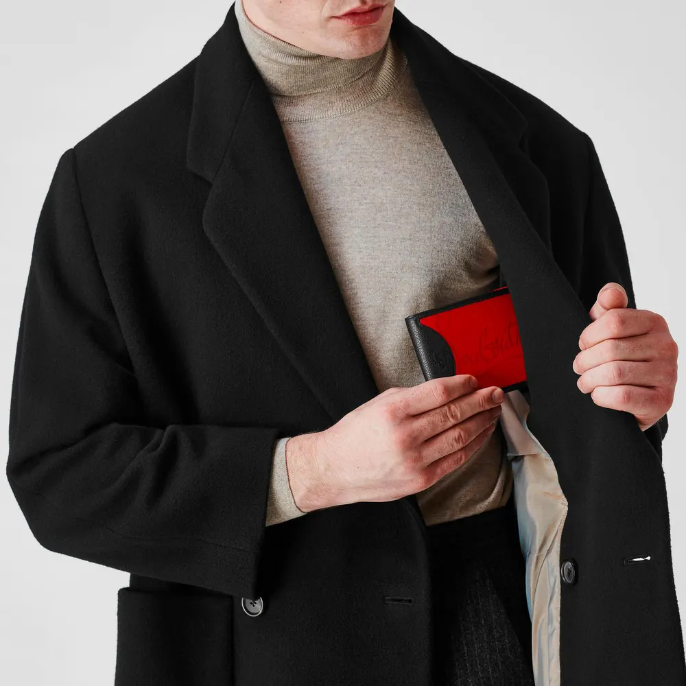 Christian Louboutin Men's Logo Leather Bi-Fold Coolcard Wallet detail 2