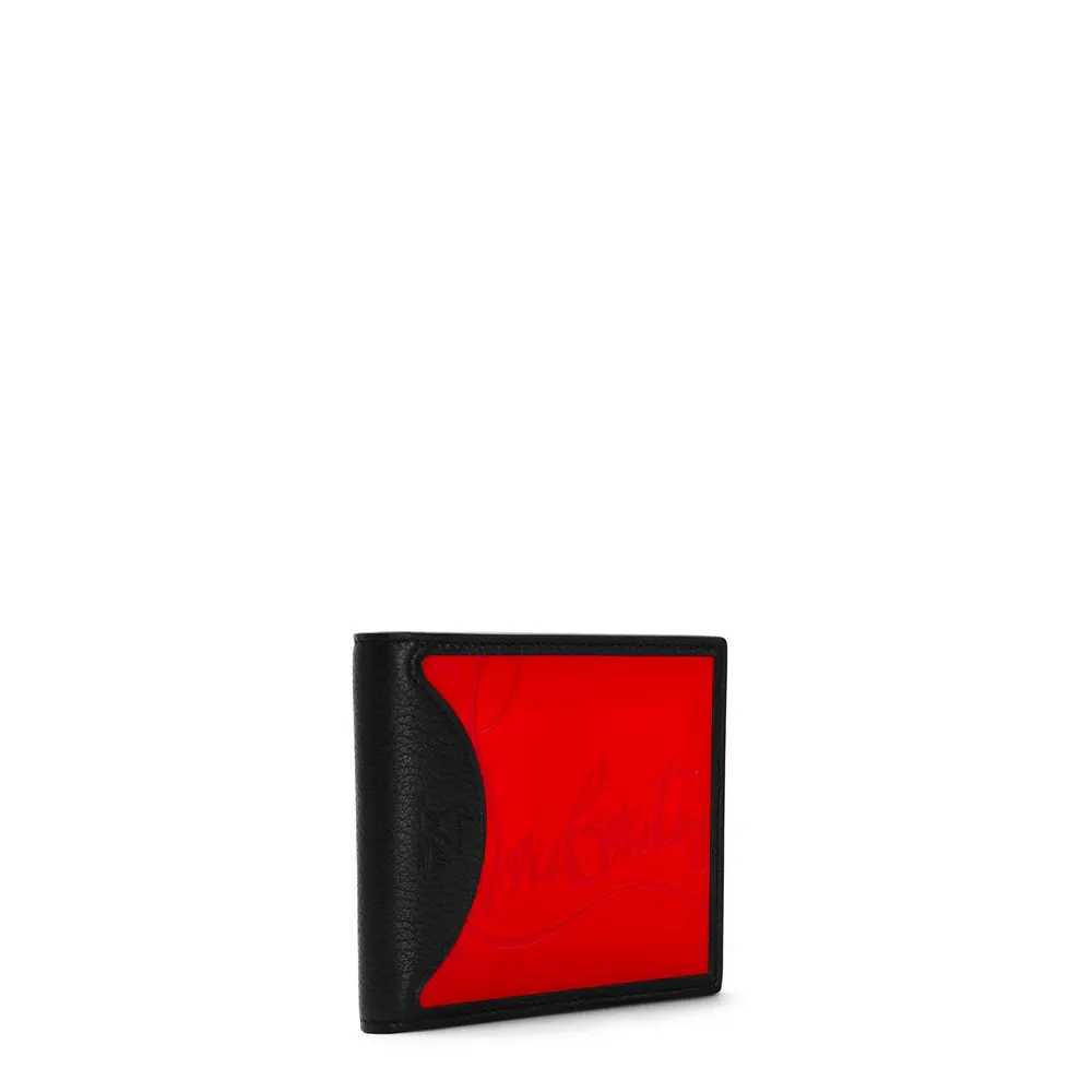 Christian Louboutin Men's Logo Leather Bi-Fold Coolcard Wallet detail 3