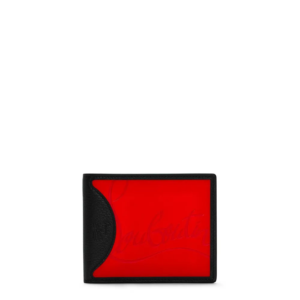 Christian Louboutin Men's Logo Leather Bi-Fold Coolcard Wallet