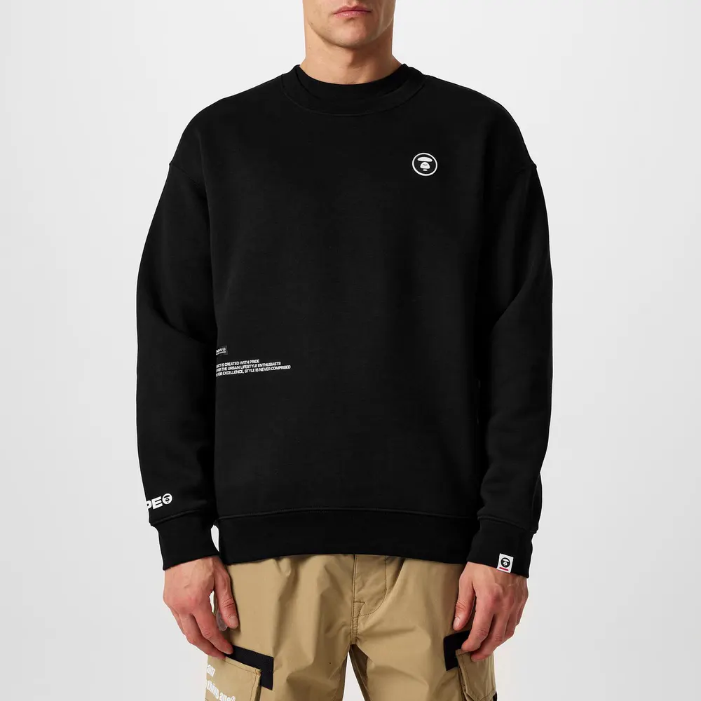 AAPE Moon Face Sweatshirt detail 3