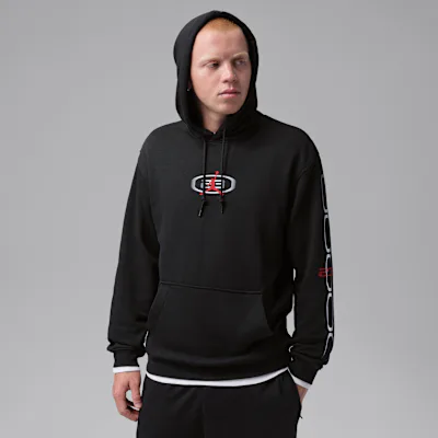 Jordan Sport Crossover Men's Dri-FIT Fleece Pullover Hoodie - Black