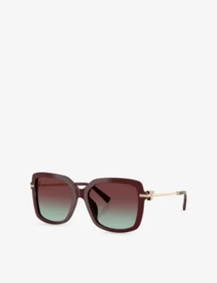 TIFFANY & CO TF4252B Square-Frame Acetate Sunglasses detail 2