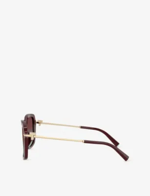 TIFFANY & CO TF4252B Square-Frame Acetate Sunglasses detail 3