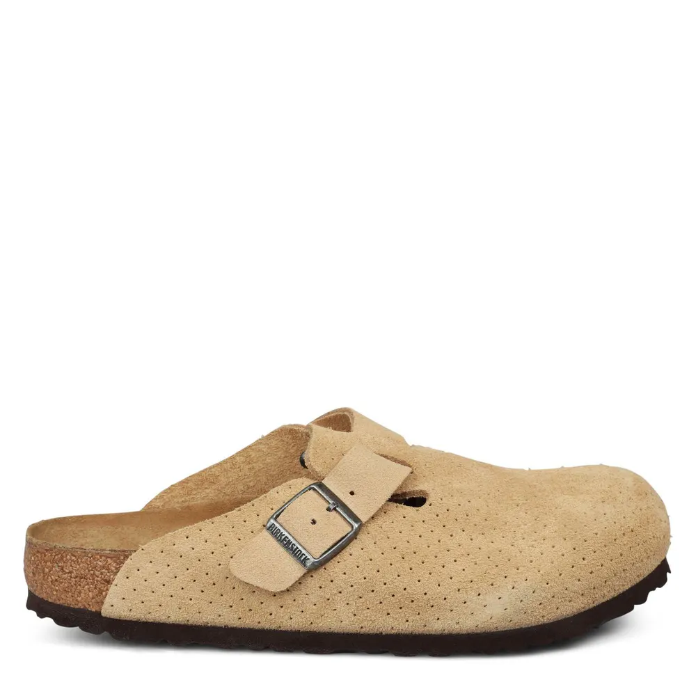 Birkenstock Bstk Boston Leve Dotte 64 in New Beige – Footwear